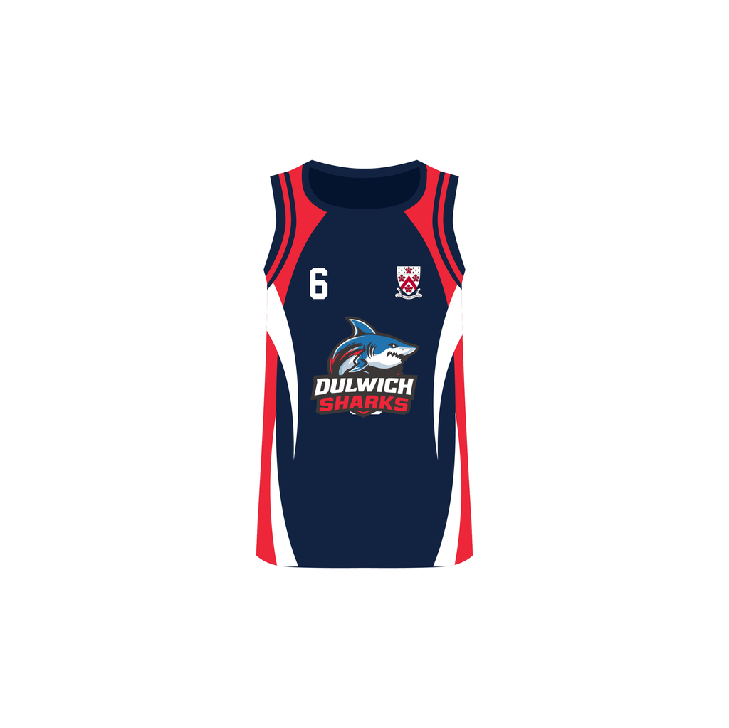 Girls Basketball Jersey - AWAY DHHQ Sharks
