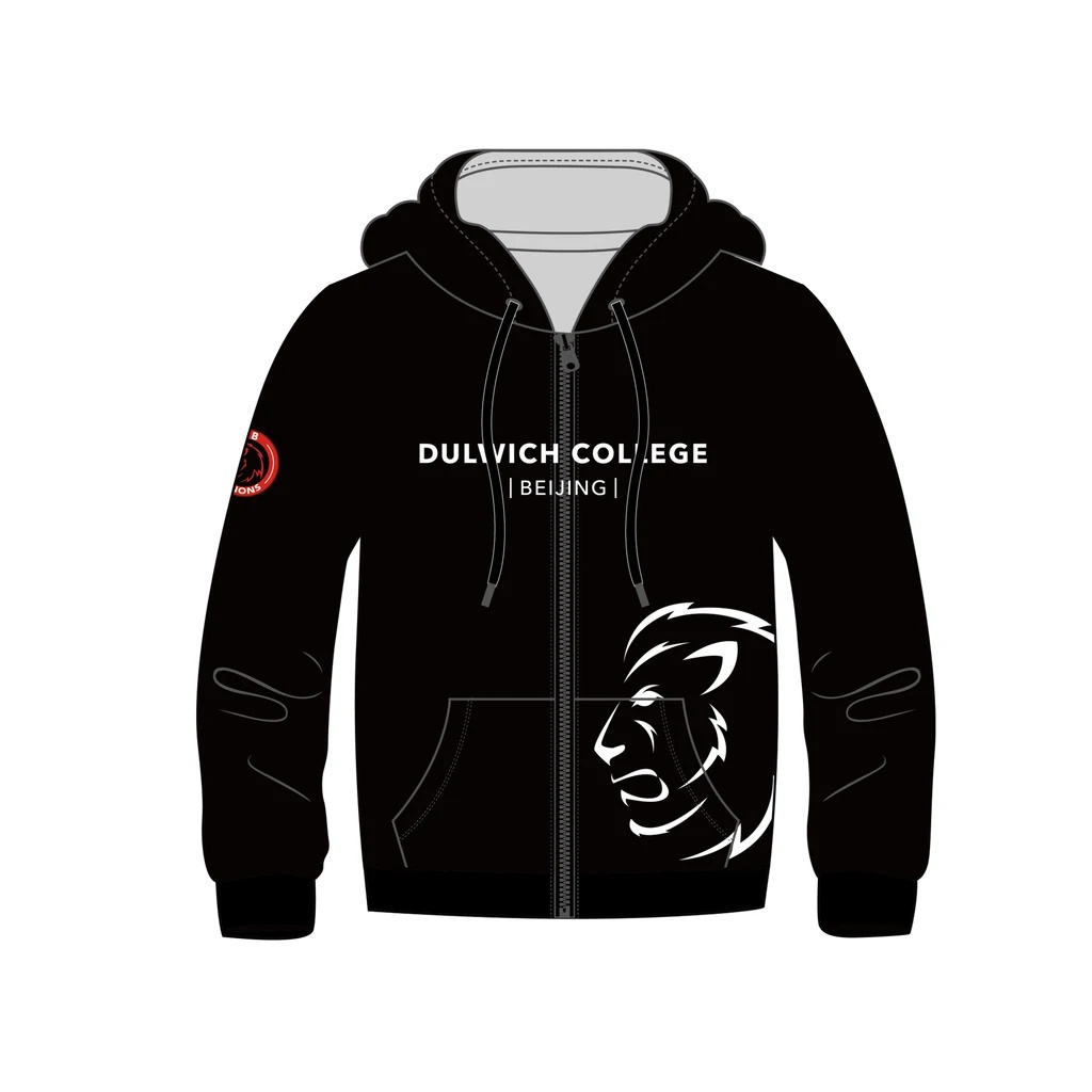 DCB Lions 拉链带帽卫衣