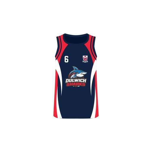 Girls Basketball Jersey - AWAY DHHQ Sharks